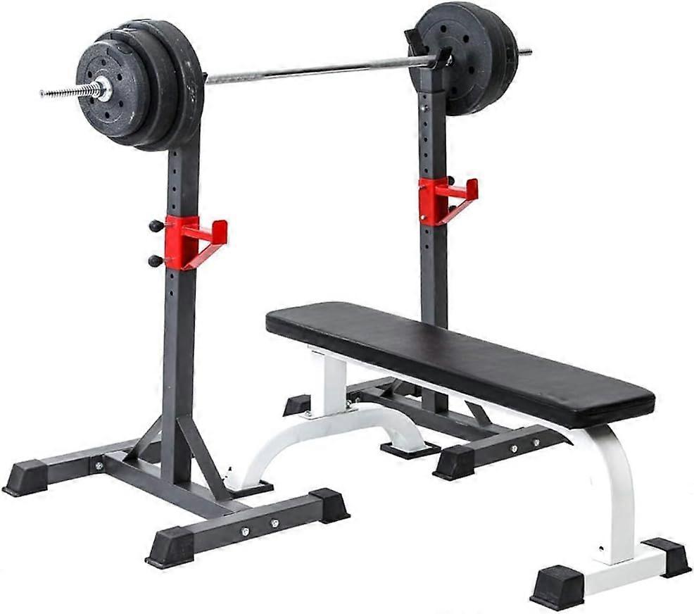 Training Gantry Bracket Bench Press Rack Barbell/Squat Rack Adjustable Weight Rack Dumbbell Rack Home Gym