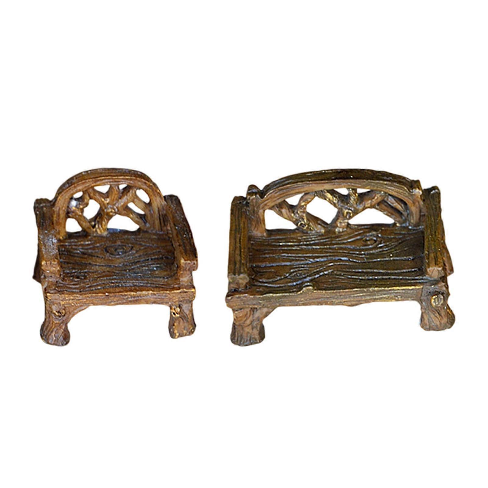 Realistic Chair Miniature Display Zakka Display for Dollhouses Enthusiasts, 1/12 Scale, Wood Chair Multicolor