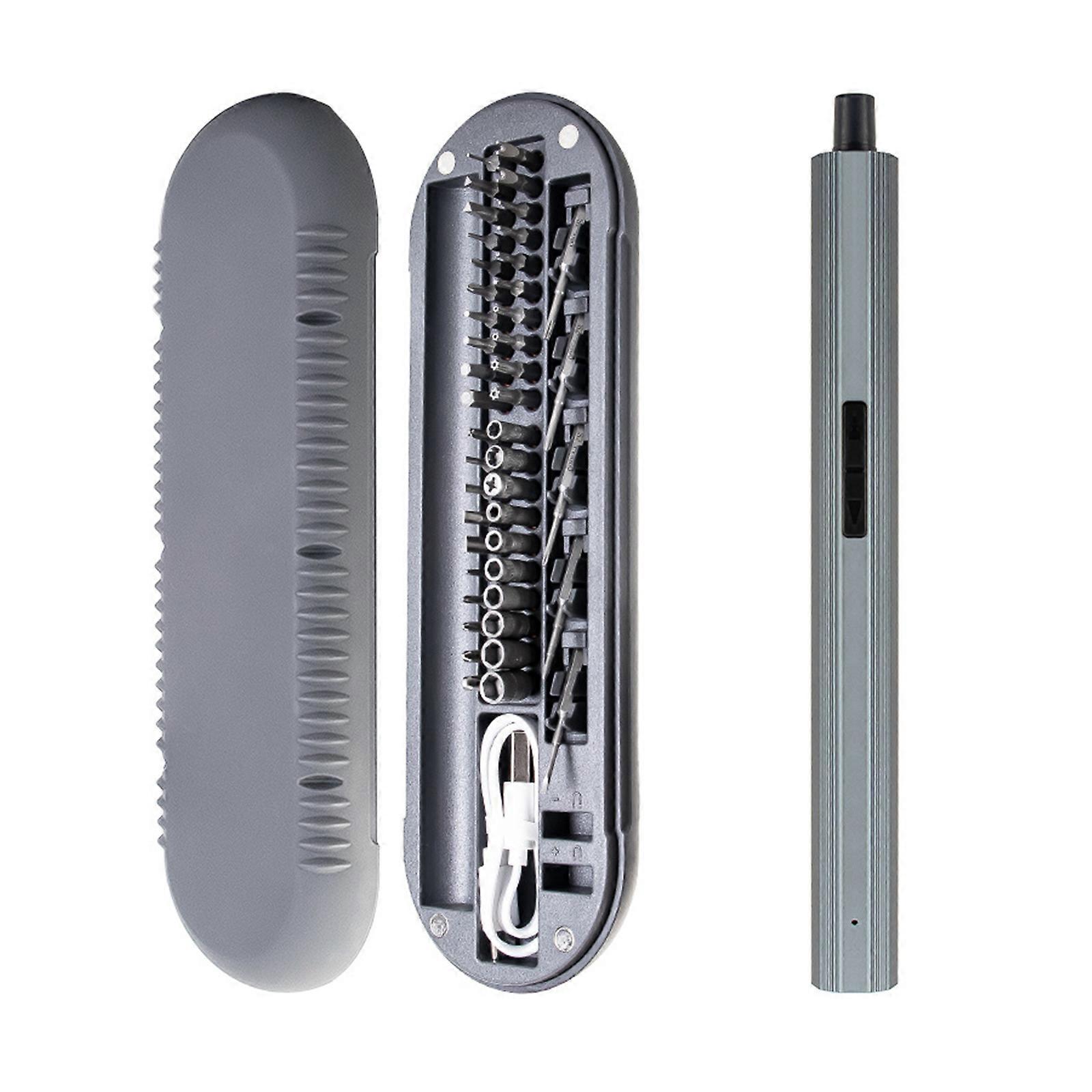 Rechargeable Mini Electric Screwdriver Set Accuracy Electric Screwdriver Set with Multiple Bits for Various Applications Multicolor