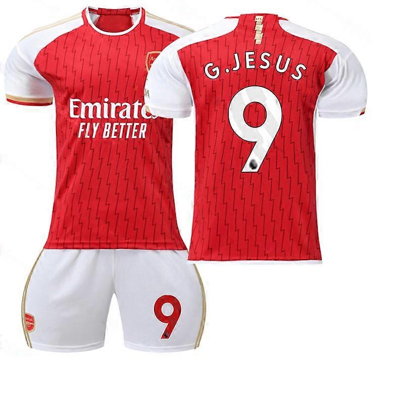 Maillot de football domicile Arsenal n° 9 (adulte et enfant) - Référence 2324