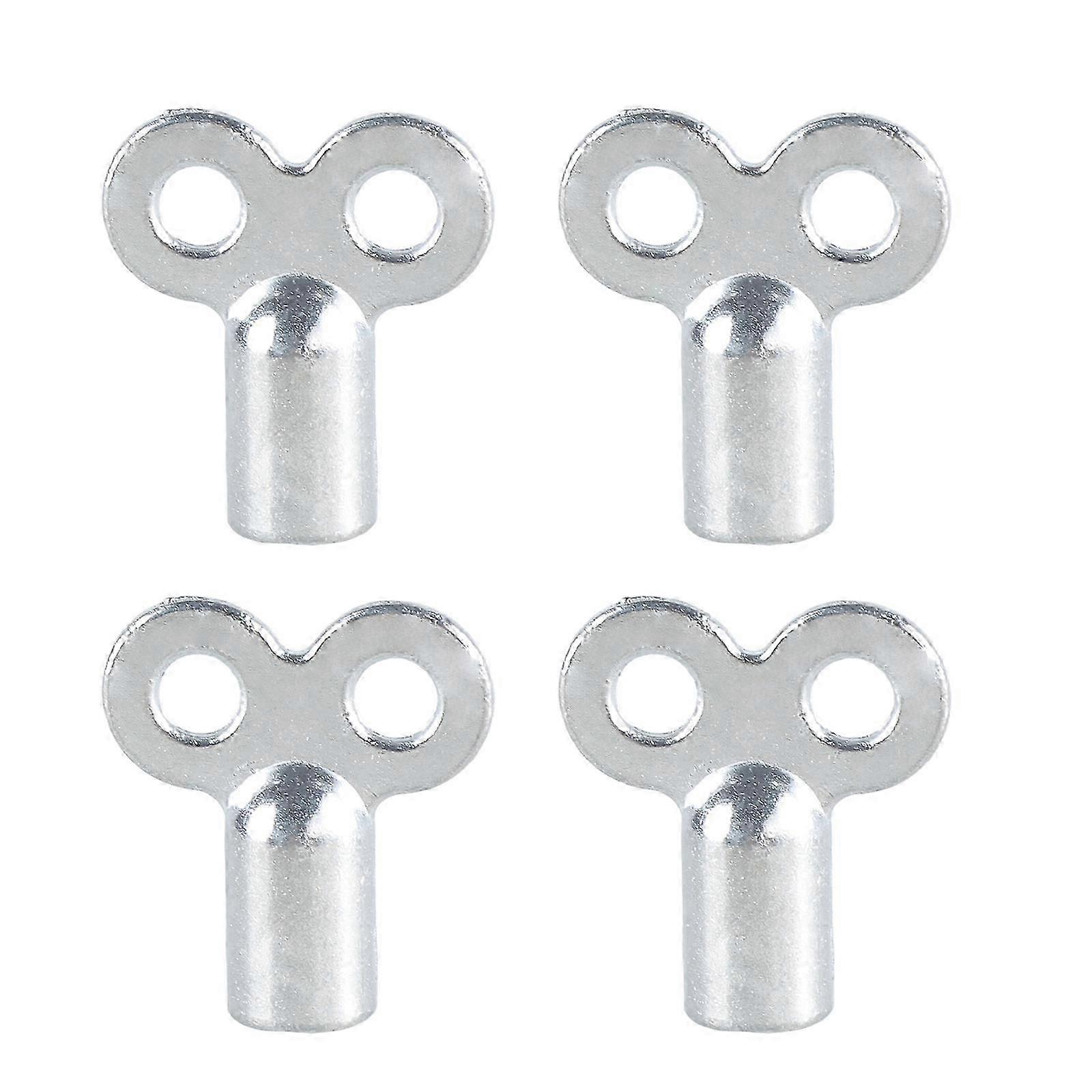 4-Piece Radiator Bleeder Key Set: Square Socket Wrench for Tight Spaces, Easy Venting & Noise Reduction