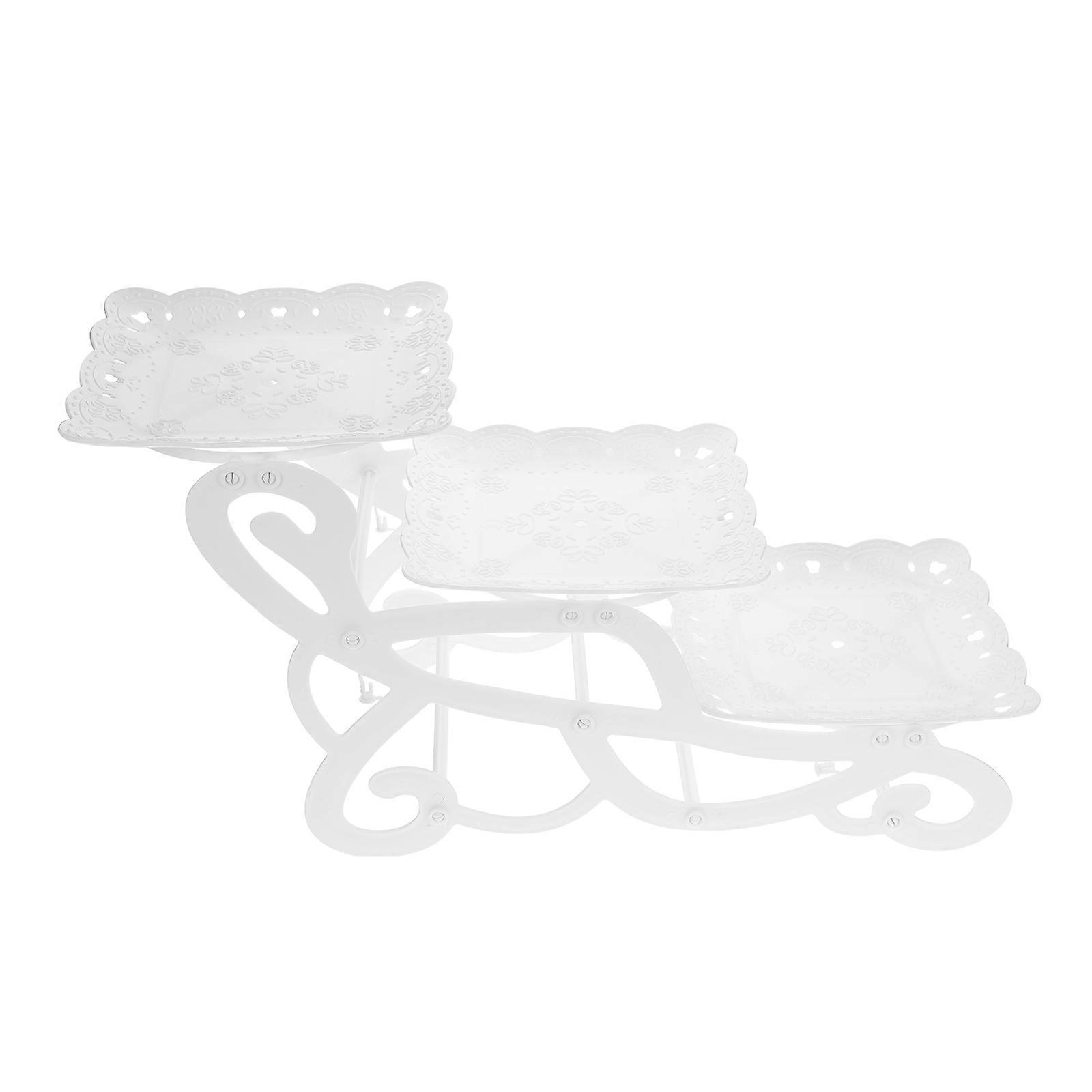 1 Set of Dessert Storage Rack Set Delicate Displaying Stand Versatile Storage Bracket