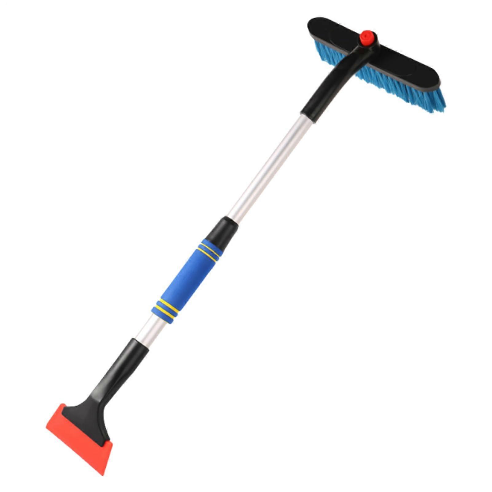 Ice Scraper Snow Brush Telescopic Handle For SUVs Sedans Trucks Minivans Pickups Window Windshield Snow Remover
