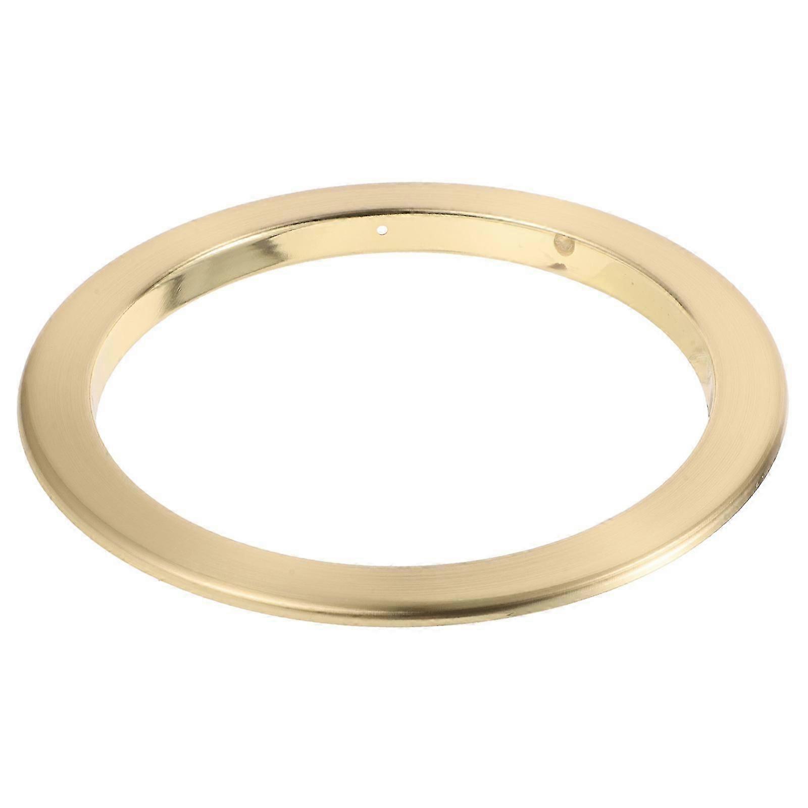 Gyllene rostfritt stål infällt papperskorglock för köksbänkskivor