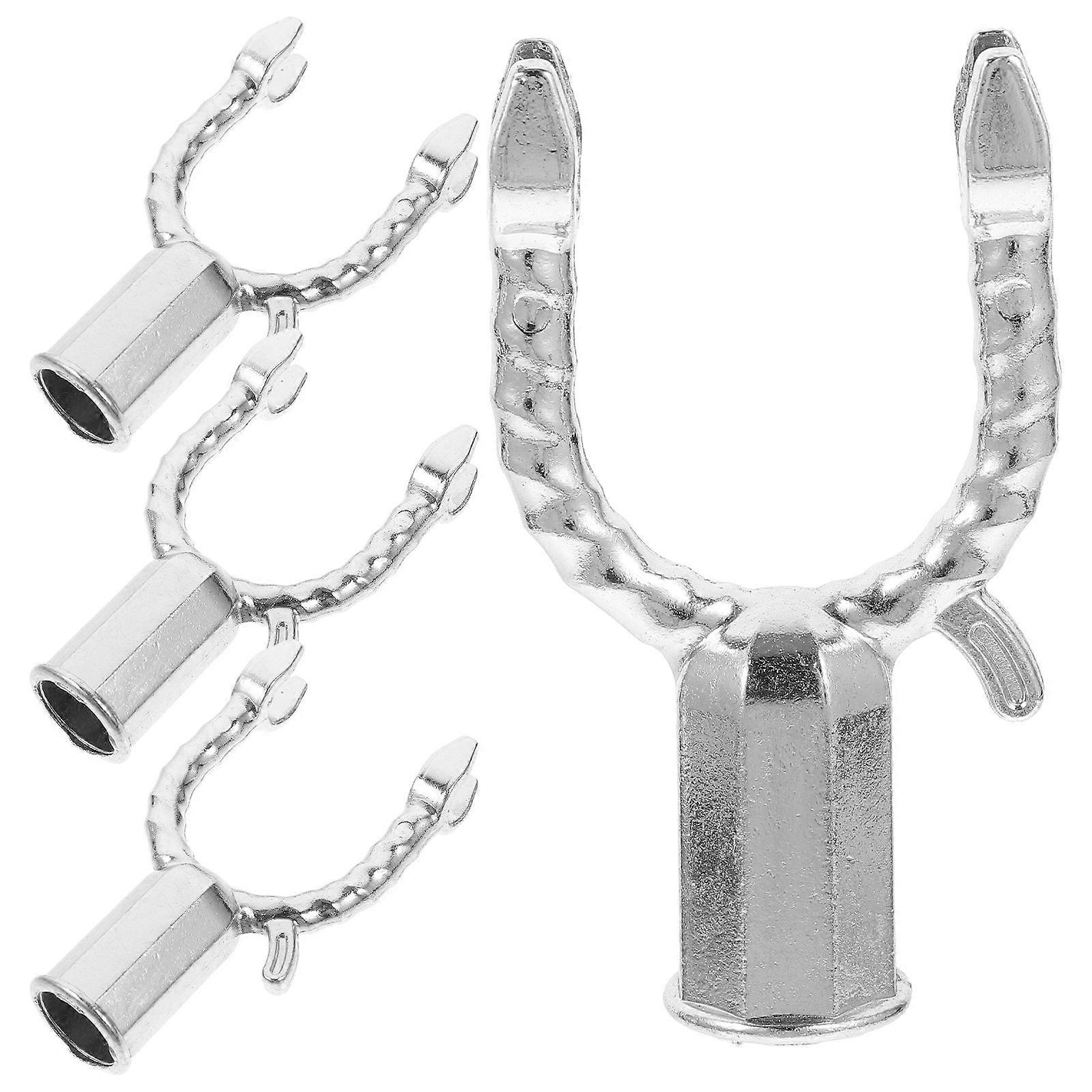 Balcony Clothes Fork Accessories Clothes Rail Fork for 4Pcs Laundry Pole