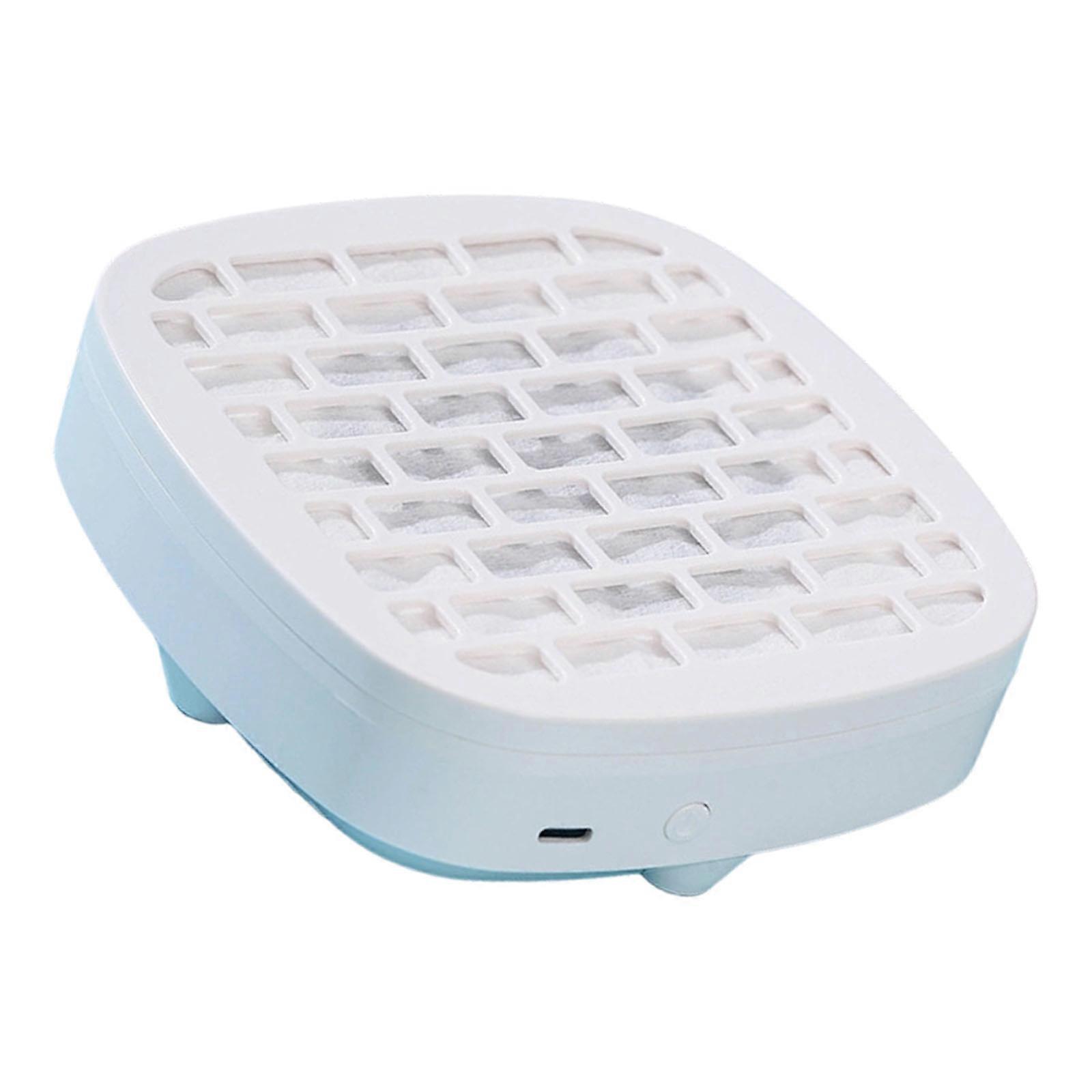 Professional Manicure Nail Dust Collector for Professional Use Durability ABS Construction Low Noise Portable Design  White