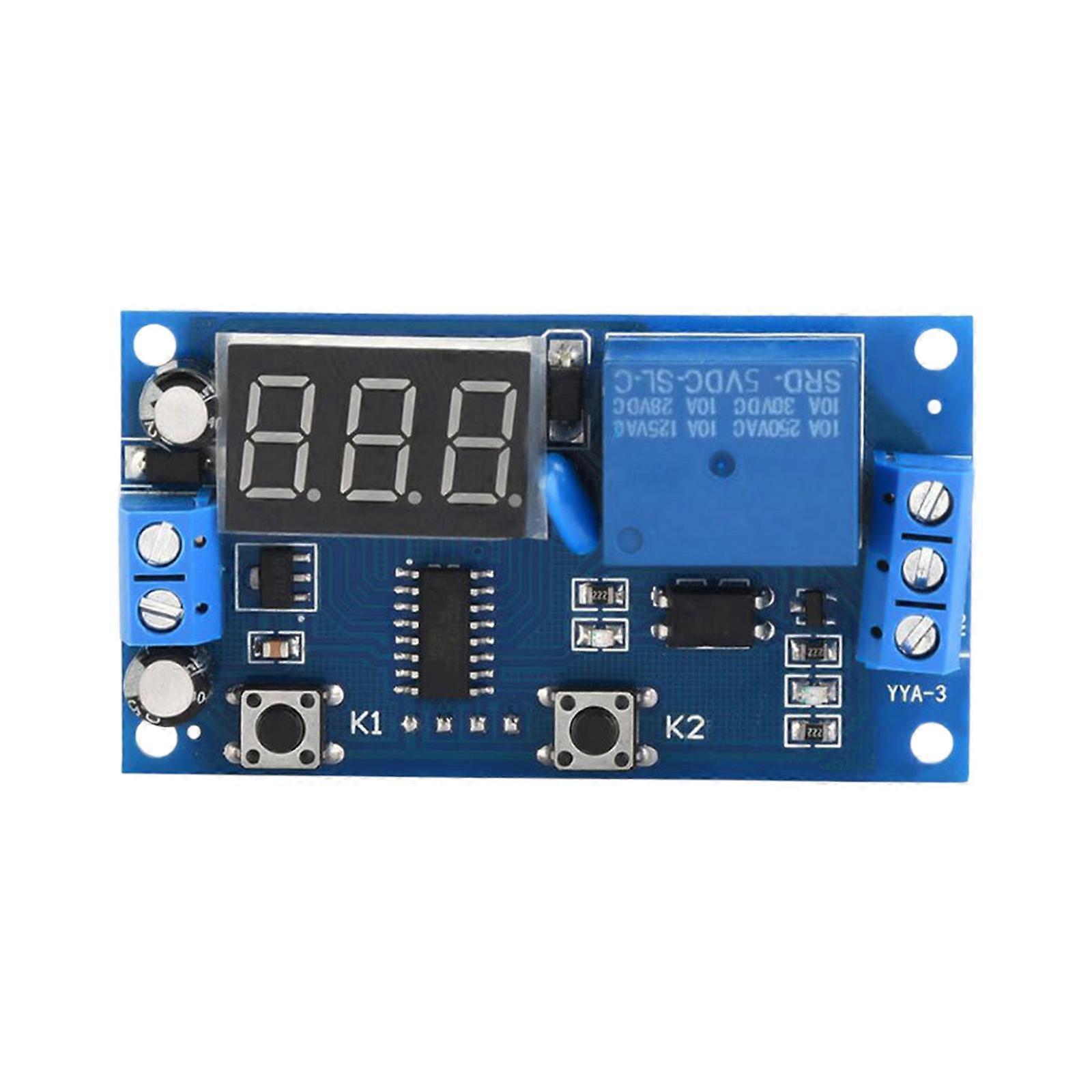 Industrial Digital Display Delay Delay Time Multifunction Module Countdown Switching Control Module Timer Multicolor