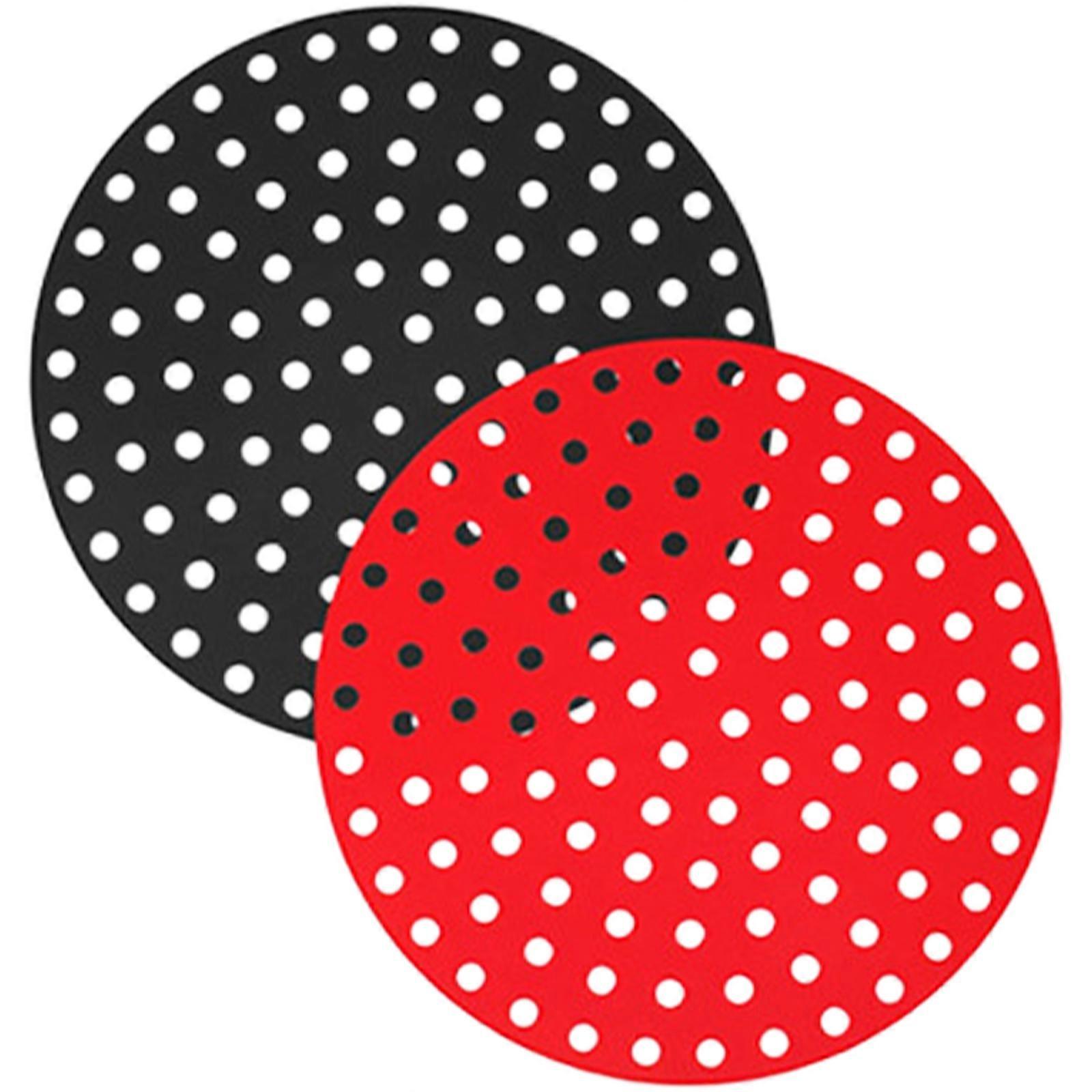 2Pcs Silicone Mat for Hot Air Frying Machine Mat Air Frying Machine Reusable Air Frying Machine Insert Air Frying Machine Mat Air Frying Machine