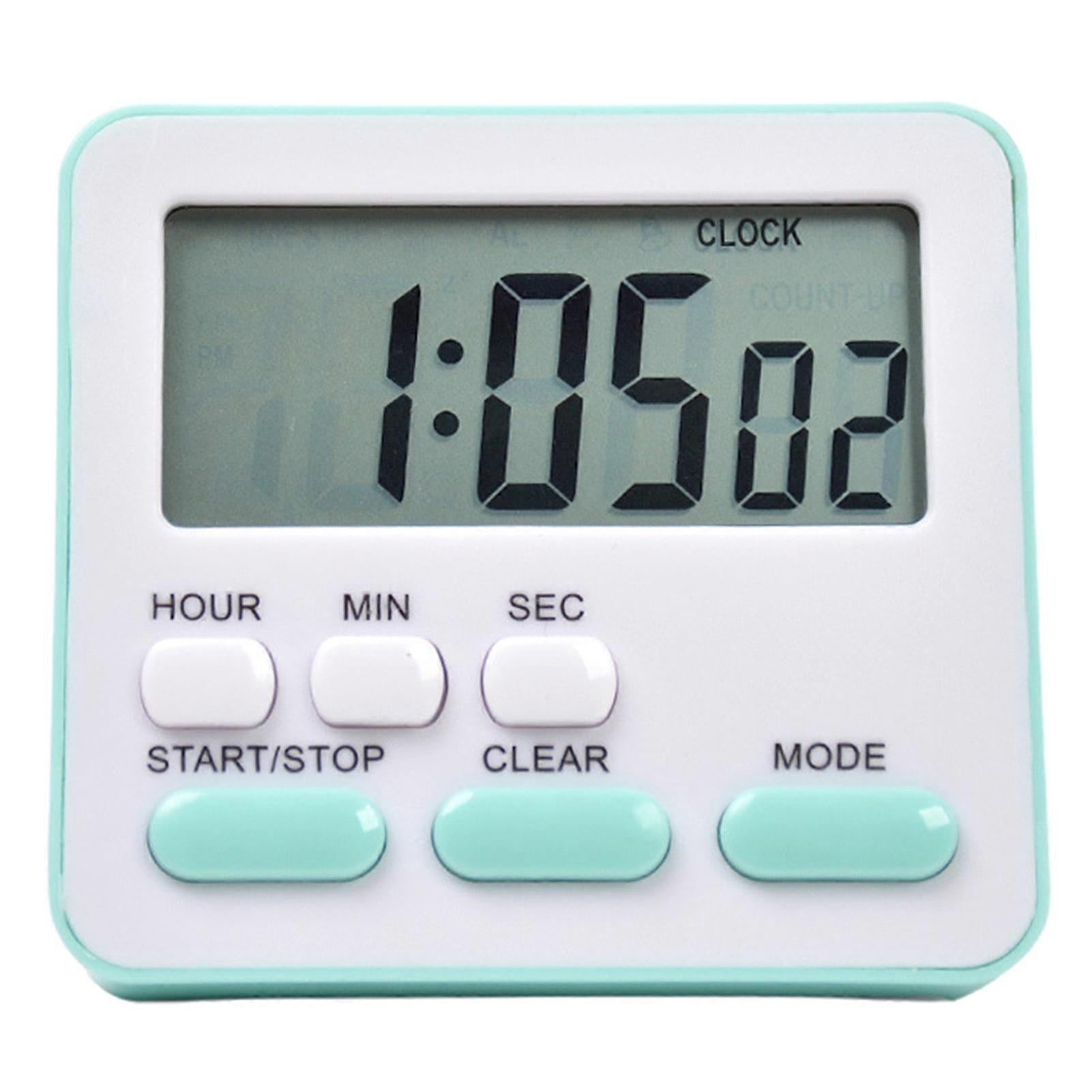 Pnellth Kitchen Timer, Magnetic, Large Display, Digital Count-up Clock, Alarm, Student Time Manager, Compatible with Fridge & Oven