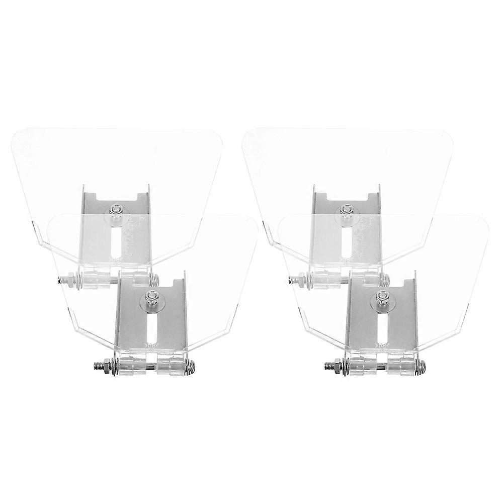 Bench Grinder Protective Eye Shield Transparent Covers for 4Pcs