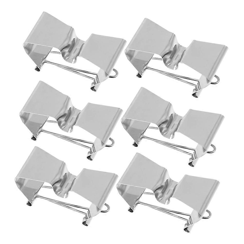 Oil Painting Separating Clips 6Pcs Durable Accessories For Canvas Studio Use Silver Material