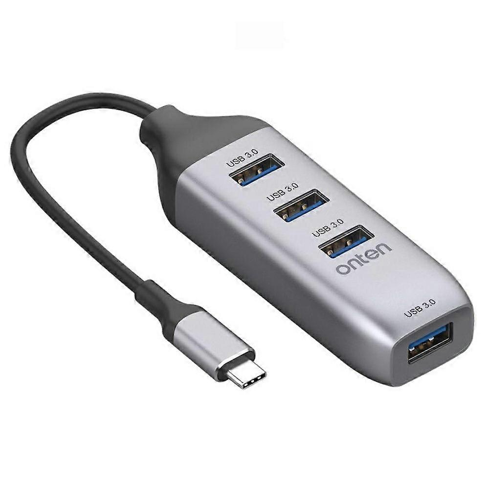 ONTEN 95118U USBC Hub 4 in 1 TypeC to 4xUSB3.0 Splitter Adapter for Laptop Phone Tablet