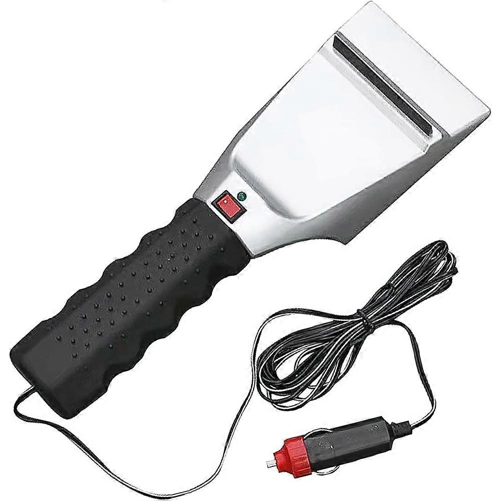 Ice Scrapers for Car Windshield, Ice Scraper Heated, Snow Scraper for Car, 12V Plug IntoCigarette Scraper Heating