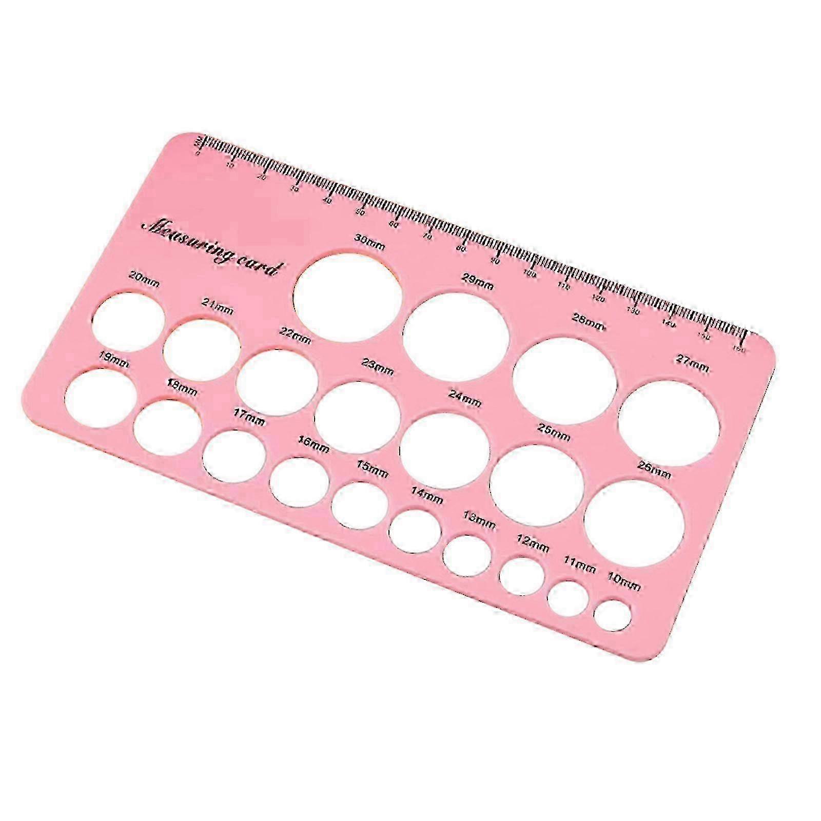 Nipples Ruler,Silicone & Soft Flange Size Measure for Nipples