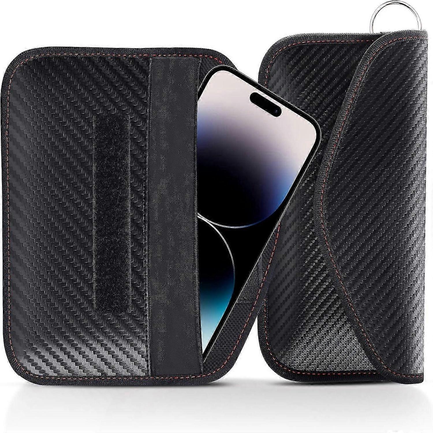 2Pcs Pouch for car Keys,Car Key Signal Blocking Pouch,Keyless Entry Car Keys Case,Blocker Bag for Car Security,Anti-theft Remote Entry Keyless Protect