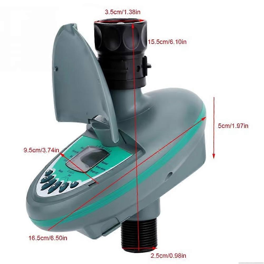 Automatic Electronic Garden Watering Timer Irrigation Controller Home Gardening Sprinkler LCD Display