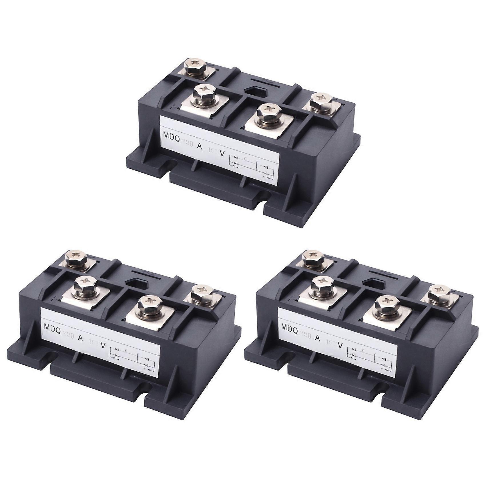 3X 200A 1600V Diode Module Single Phase Bridge Rectifier MDQ-200A
