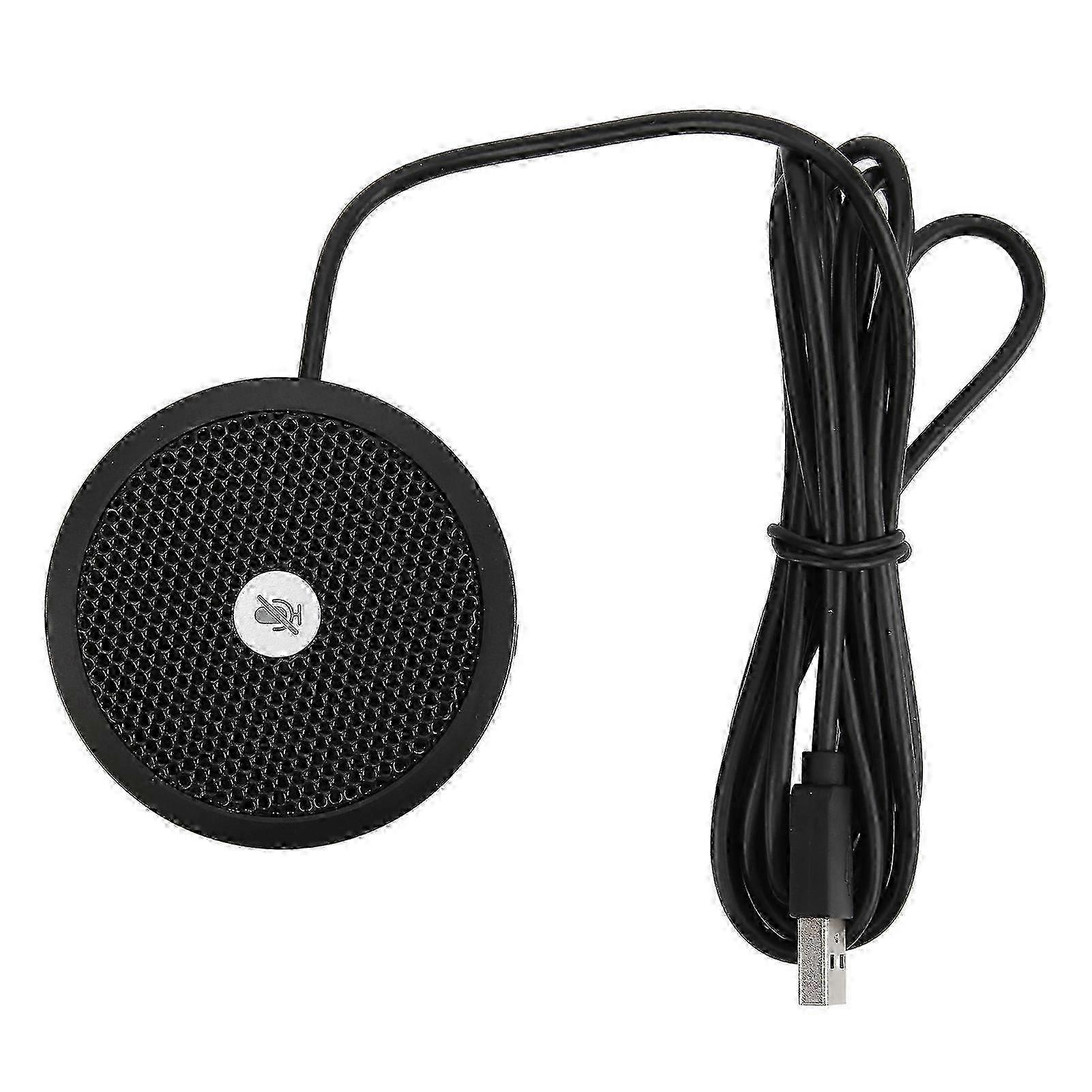 e OmniDirectional Microphone Plug and Play USB Desktop Mic for Online Conference Office