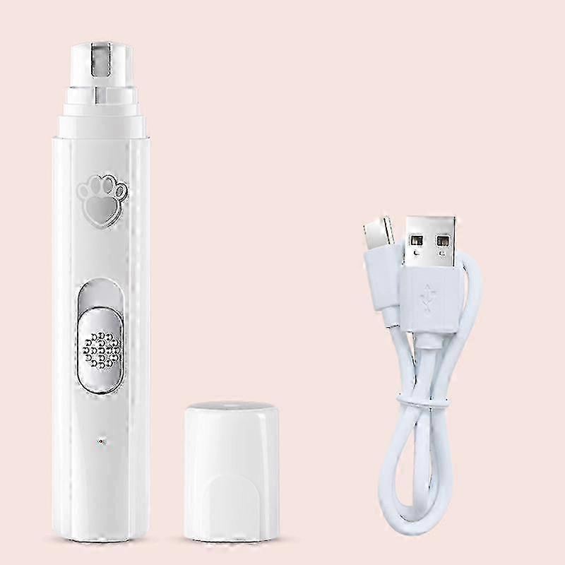 w Rechargeable Pet Nail Clippers with Noise Reduction Design