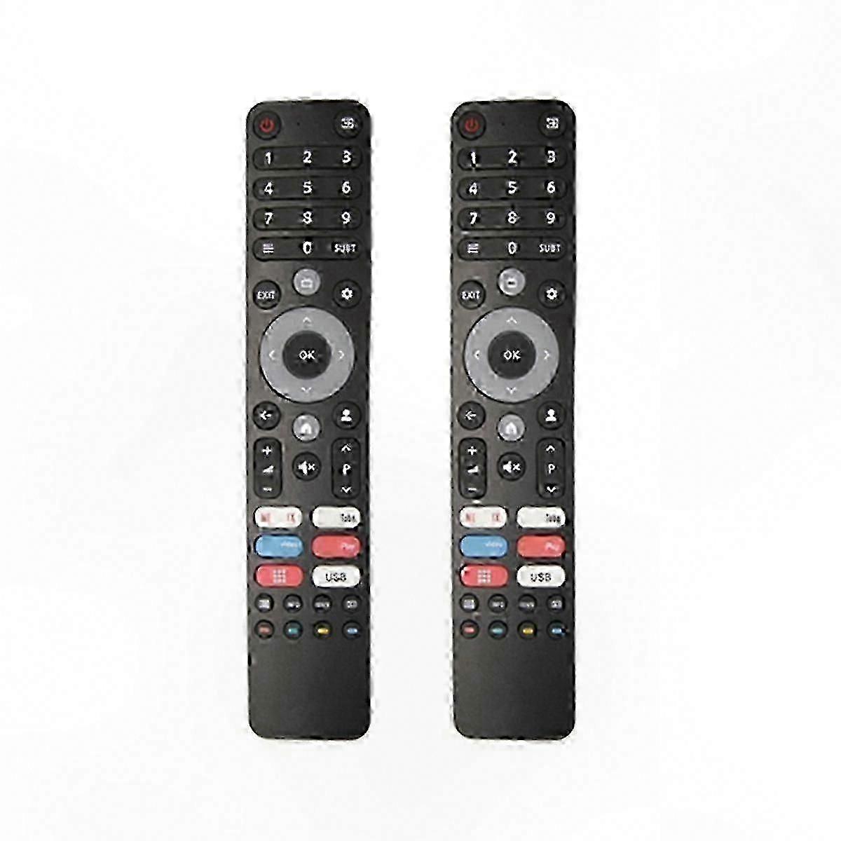 2-Pack Universal Remote for Smart TVs, Compatible with Multiple Brands