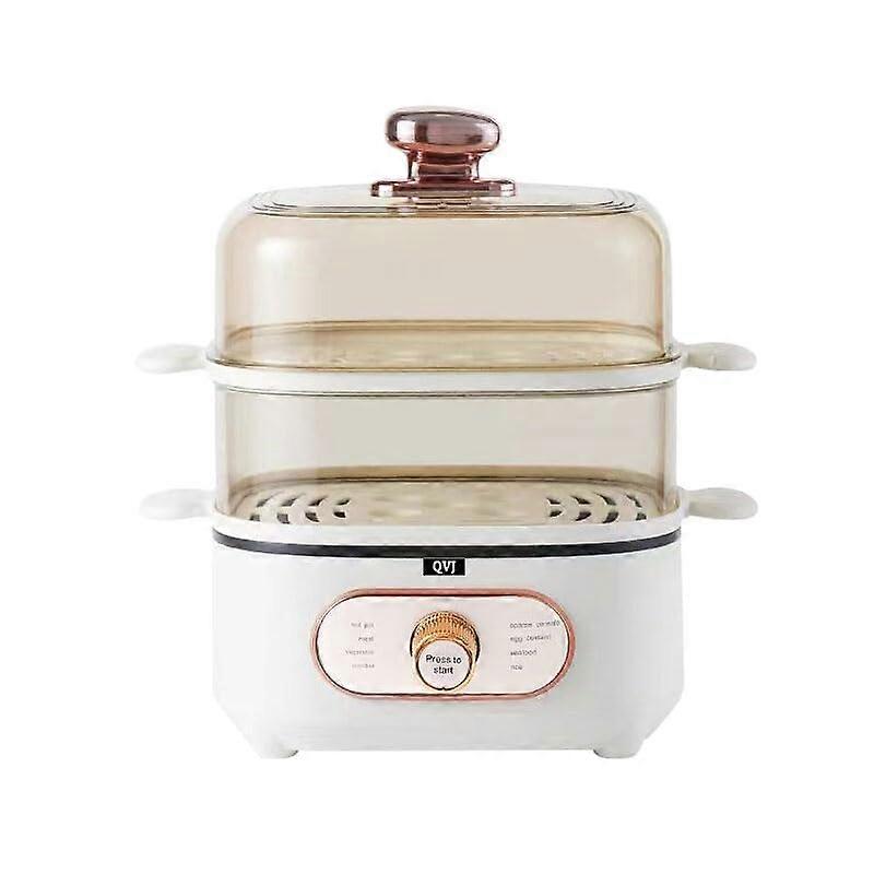 Electric Steamer TwoLayer Large Capacity MultiFunctional with 1200W Fast Heating for Cooking