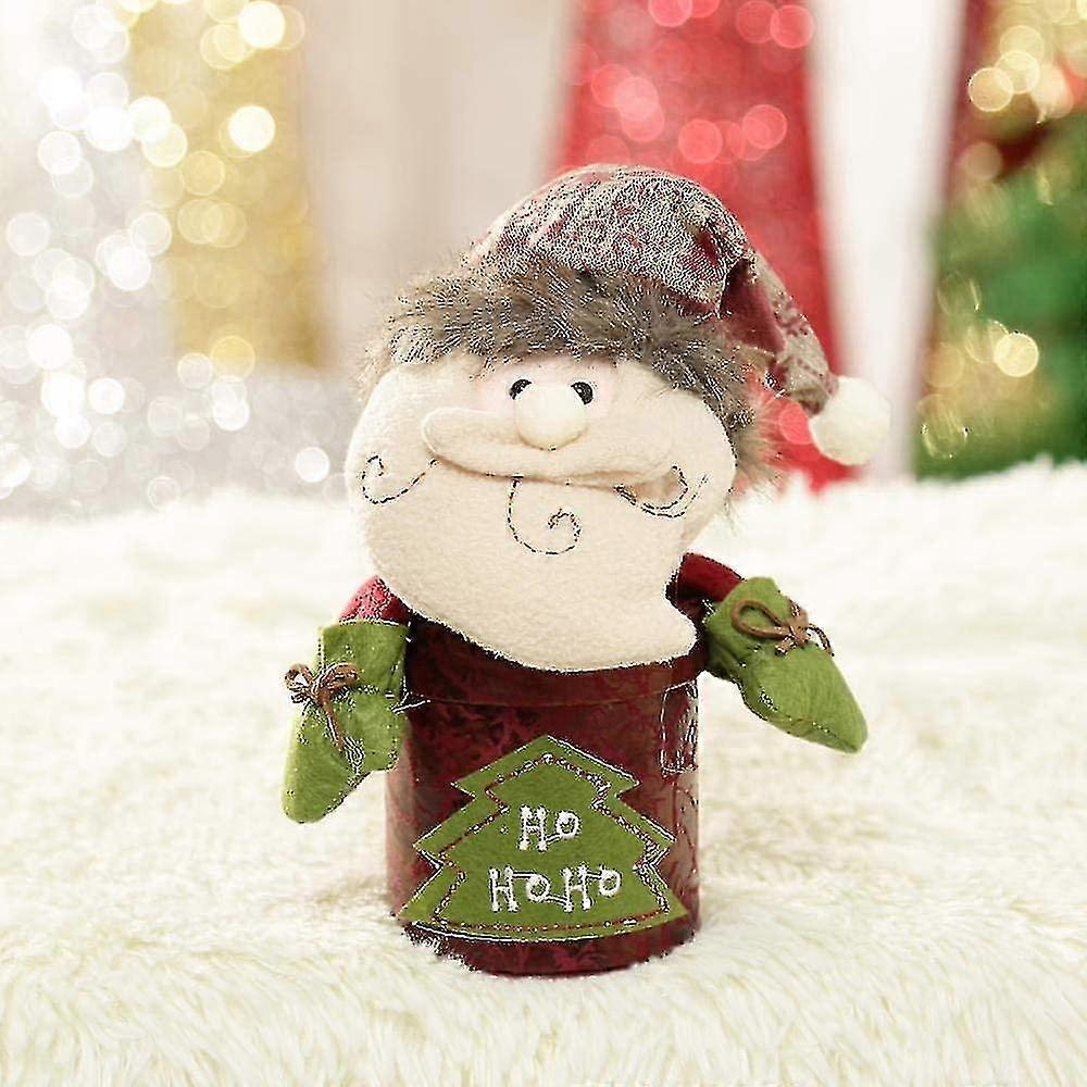 Christmas Decoration Box for Snowman Doll Storage and Display