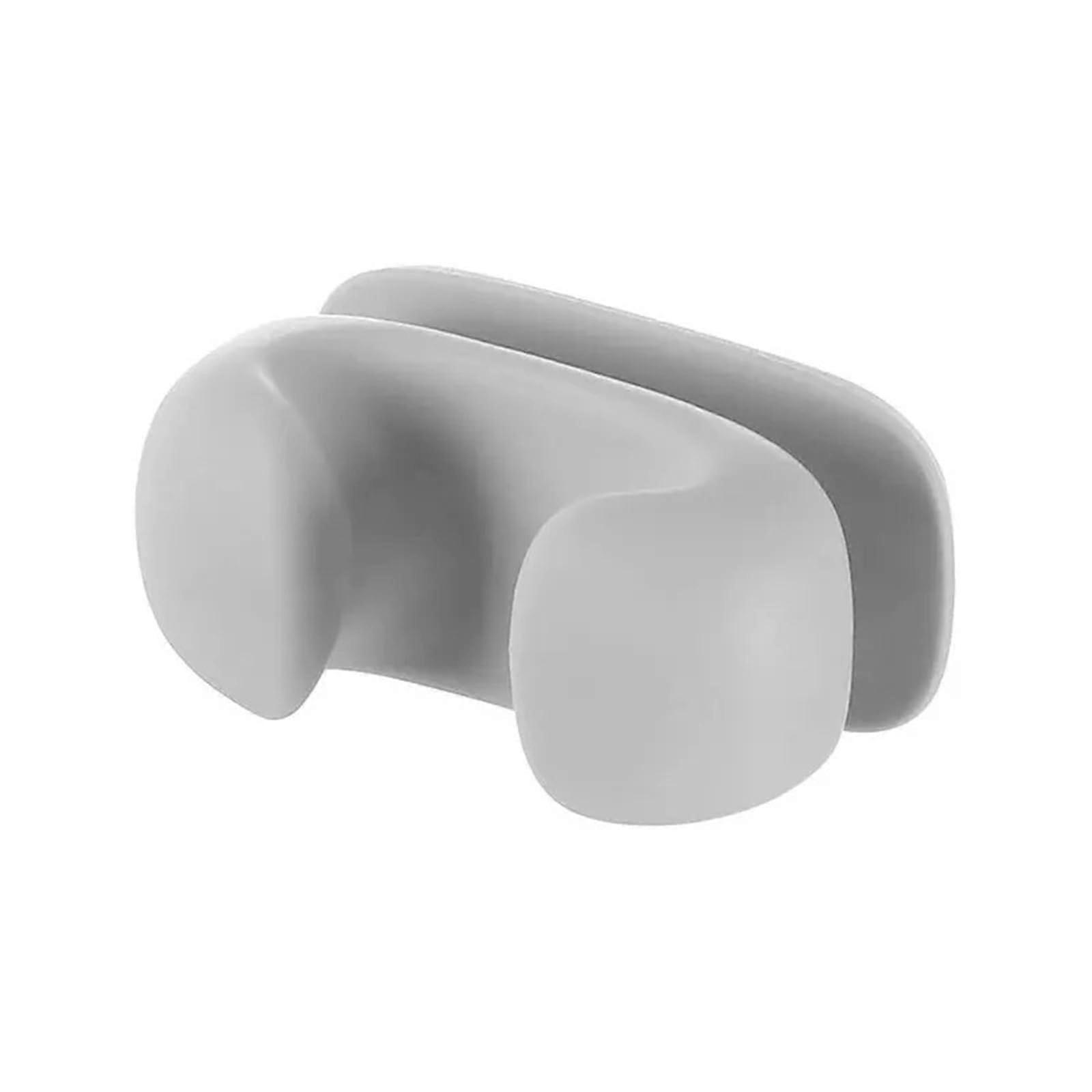 Silicone Spoon Holder Wall Mounted Kitchen Utensil Rack Grey EasyClean NonSlip Storage