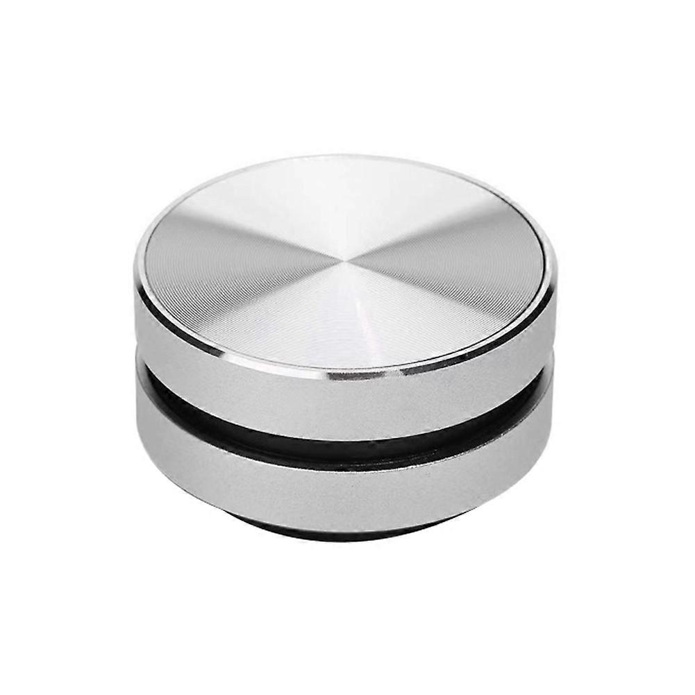 Portable Mini Bluetooth Speaker Turns Anything Into A Speaker Wireless Bone Conduction Induction Vibration (Silver)