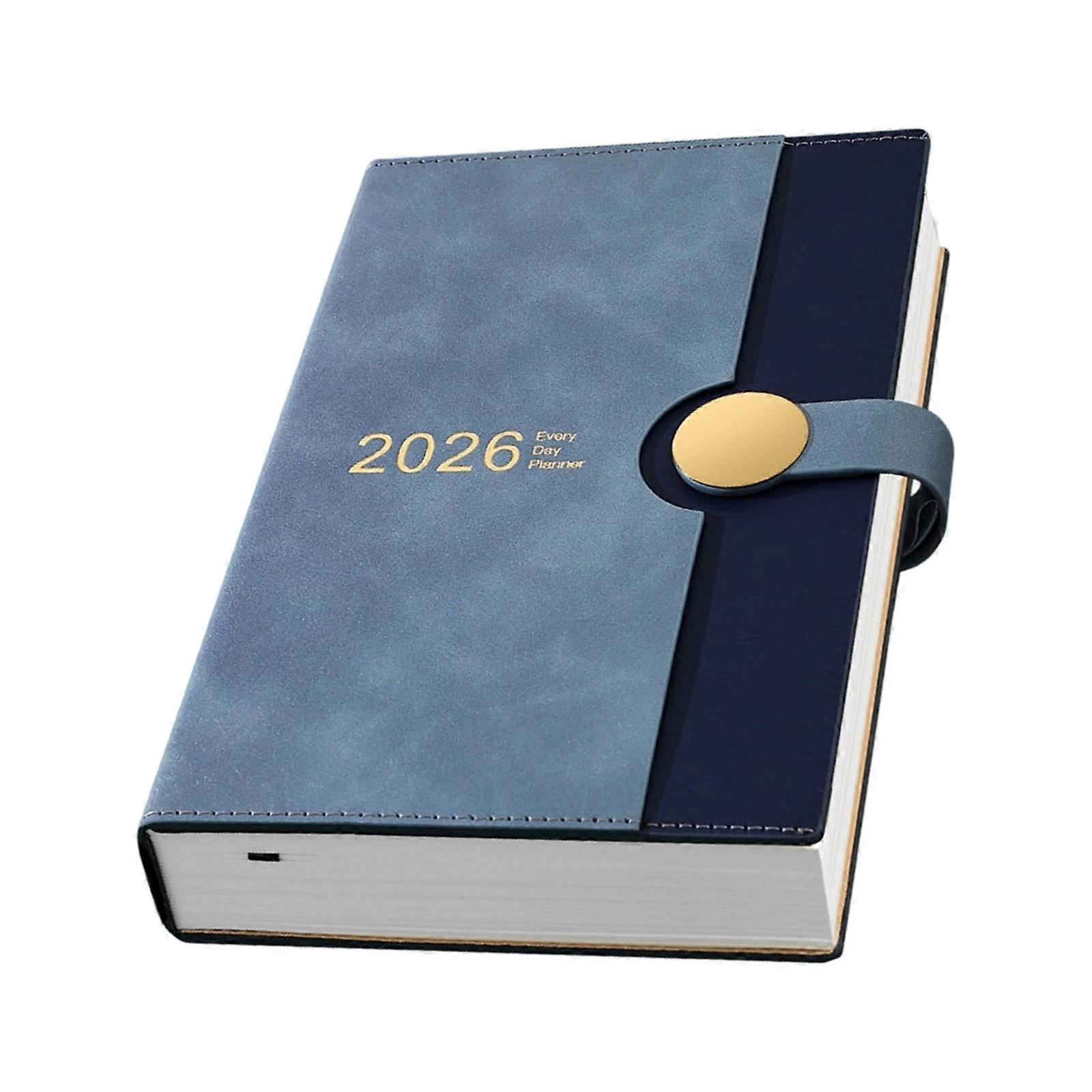 2026 Planner Journal Schedule Notebook Work Planner With Ergonomic Design For Daily Planning Time Management Efficiency  Sky Blue
