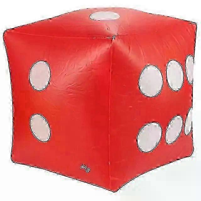 Funny Outdoor Inflatable Dice 30*30cm Pool Party Games Entertainment Dot Diagonal Giant Child Adults Game Play Cube Toy-Good