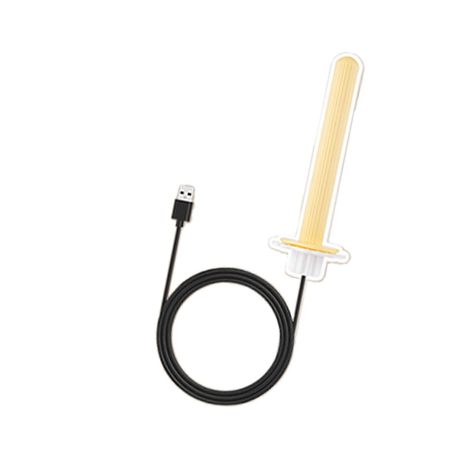 Branch Simulated Heated Bird Stand for Comfort and Foot Relief in Bird Cages Thermostat Control for Various Species  Yellow