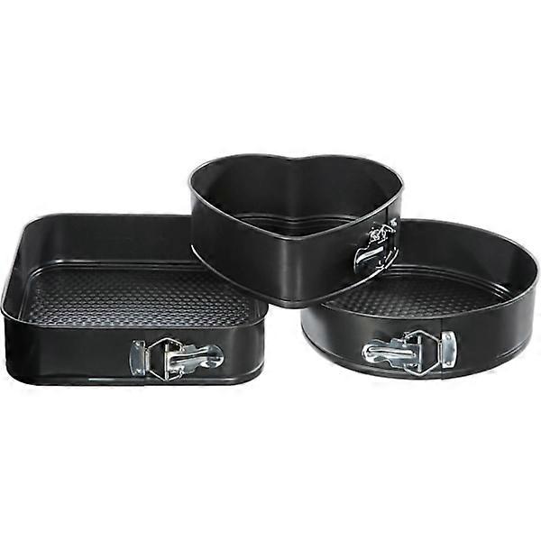 Baking tins in different shapes - 3 springform tins - Xin black