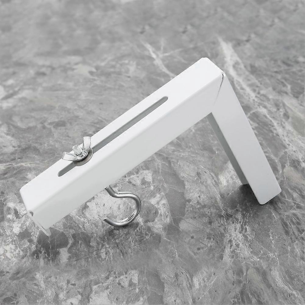 2Pcs Projector Curtain Hanger Projector Screen L-Bracket Mounting Hanger Holder Adjustable Extension Mount Stand