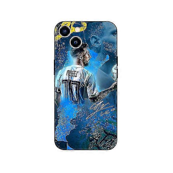 Capa para celular Messi Copa do Mundo compatível com iPhone 13 Pro Max, iPhone 14, iPhone 12 e iPhone 13 Pro.