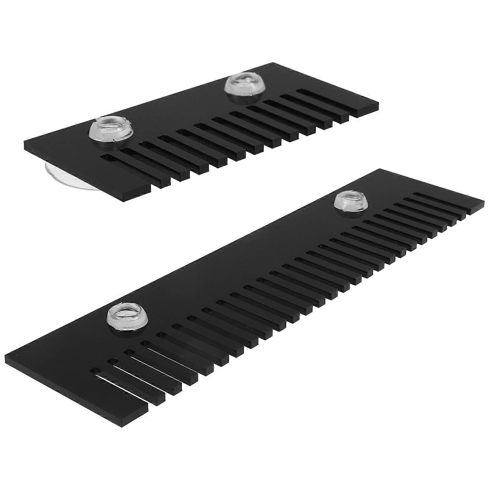 Acrylic Aquarium Overflow Comb for Fish Tank to Prevent Overflow 10Pcs