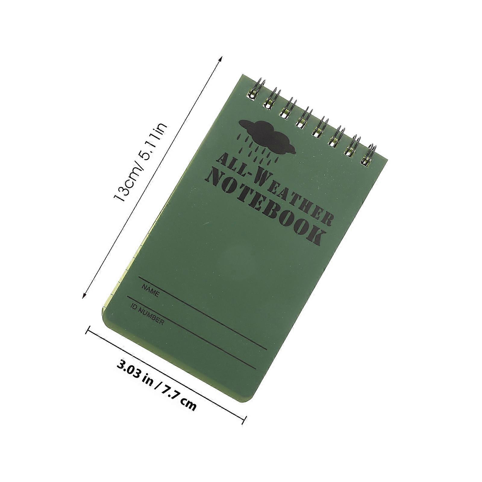 Portable Waterproof Memo Pad Convenient Notebook for Taking Notes Spiral Notebook