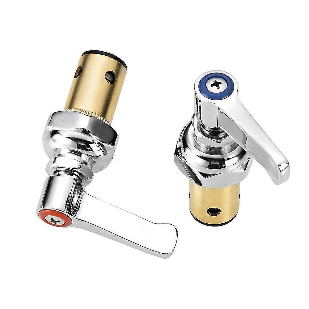 Faucet Valve Stem Replacement Brass Spool LeakProof RustResistant Easy Install Compatible with T&S Chrome