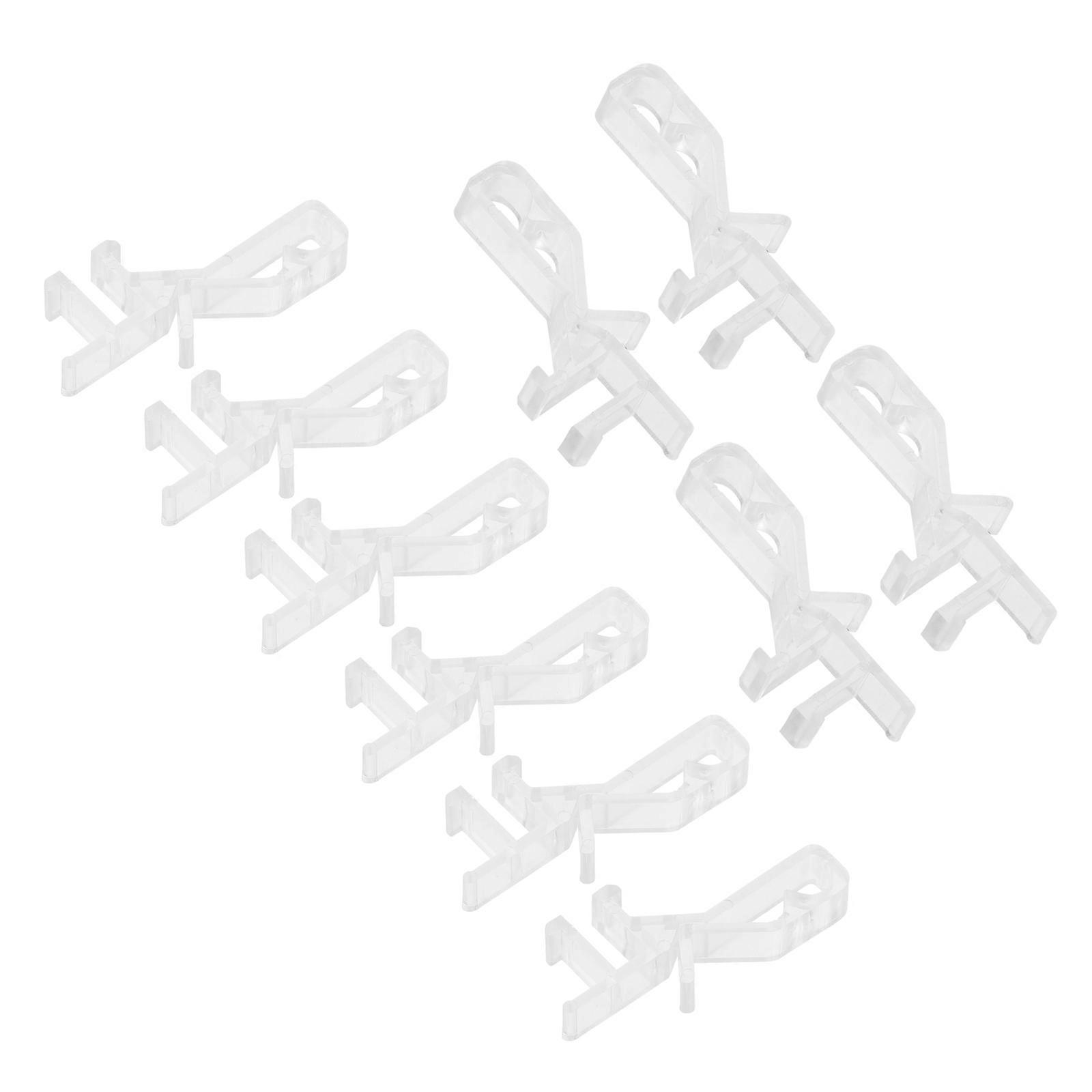 Transparent Hidden Valance Clips for Window Blinds Replacement 20Pcs Set