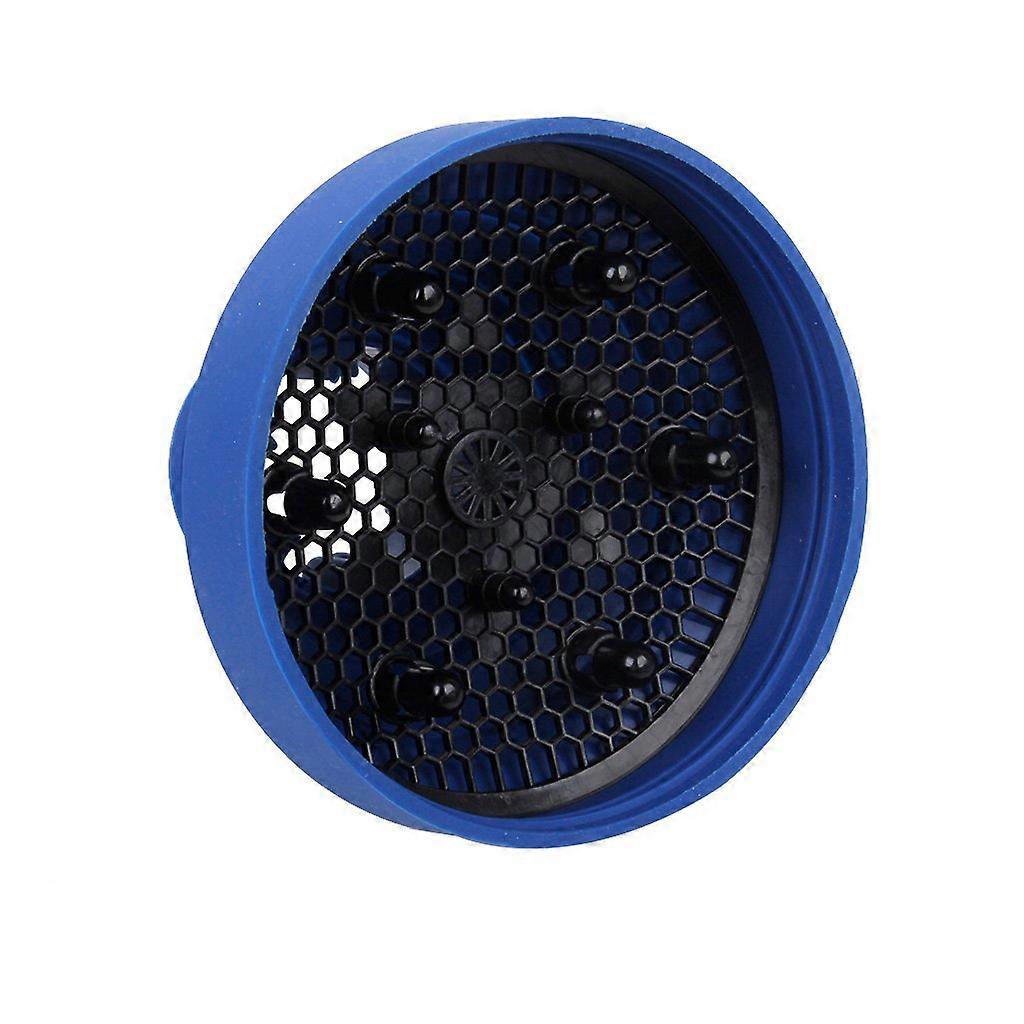 Foldable Silicone Hair Dryer Diffuser for Curls Travel Friendly Lightweight Blue