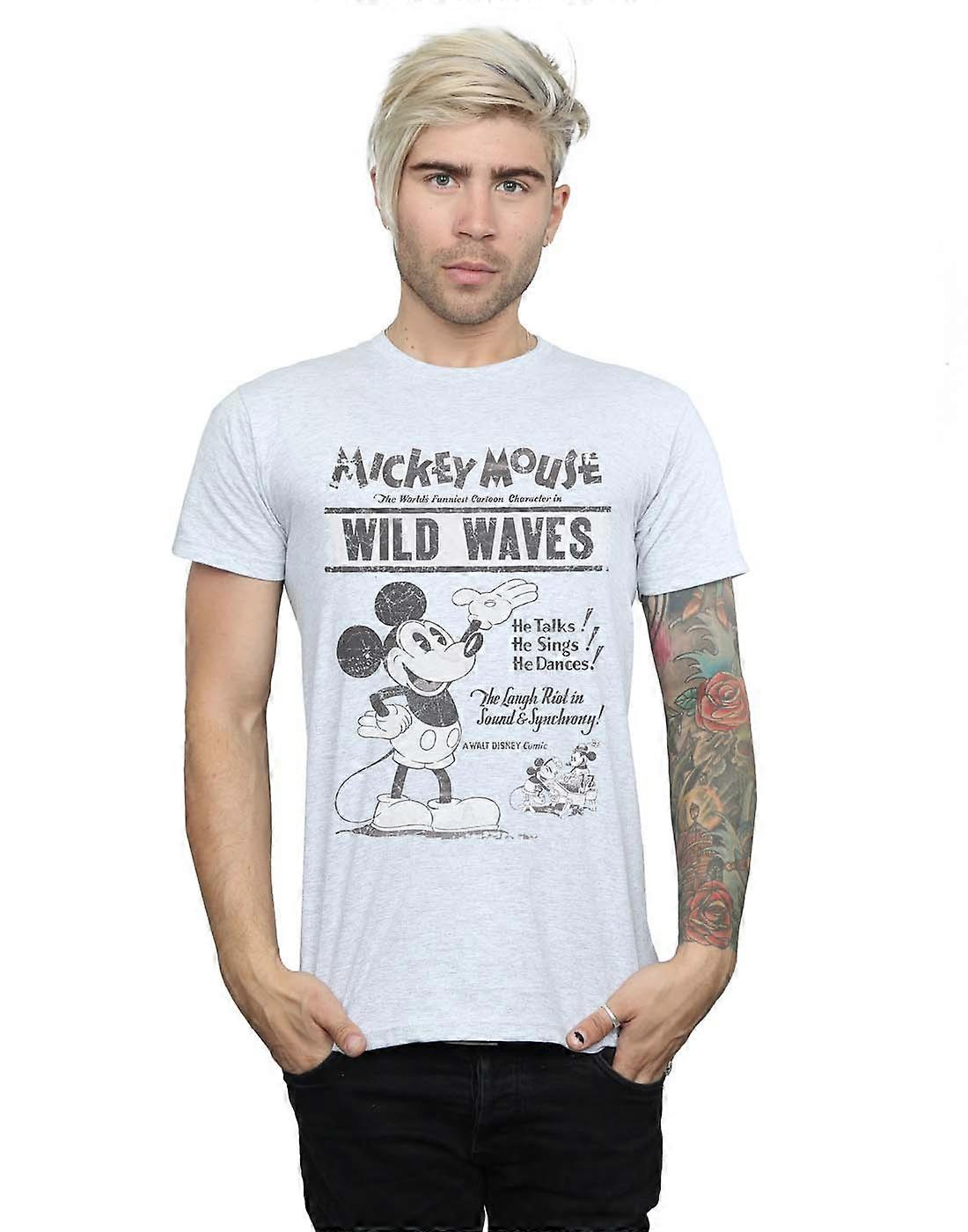 Disney Men's Mickey Mouse Making Waves T-Shirt