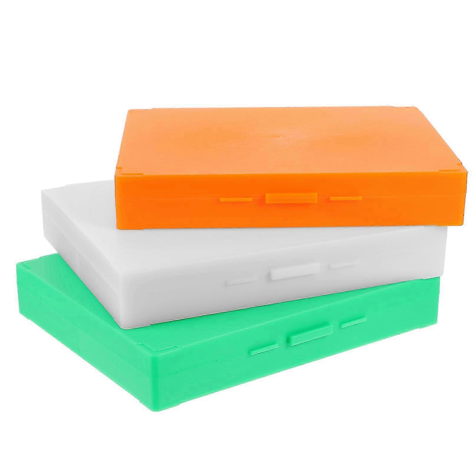 Reusable 3Pcs Assorted Color ABS Durable Laboratory Supply for Storage
