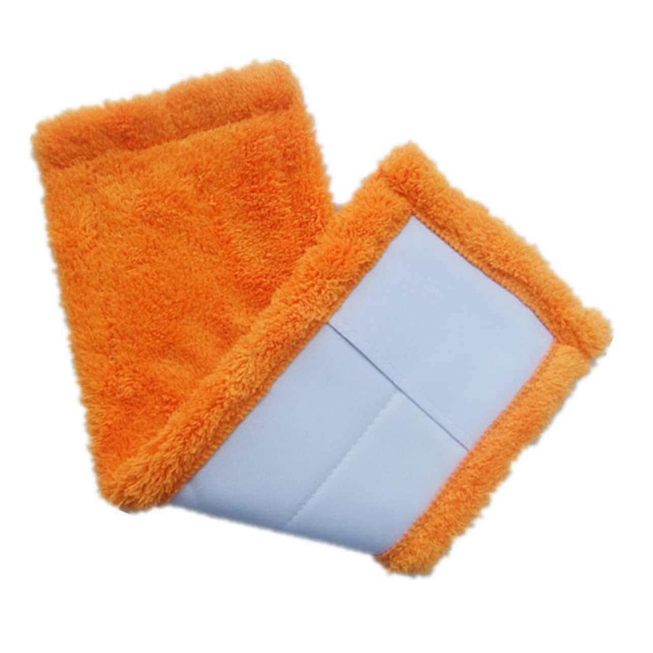 Microfibre Mop Refill for Floor Mop, Washable Replacement Mop Heads, Durable Orange Compatible with Hard Floors