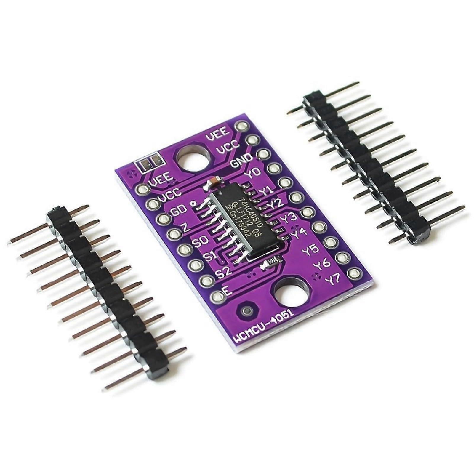 74HC4051 8Channel Analog Multiplexer Module for Audio Video and Sensor Signal Switching