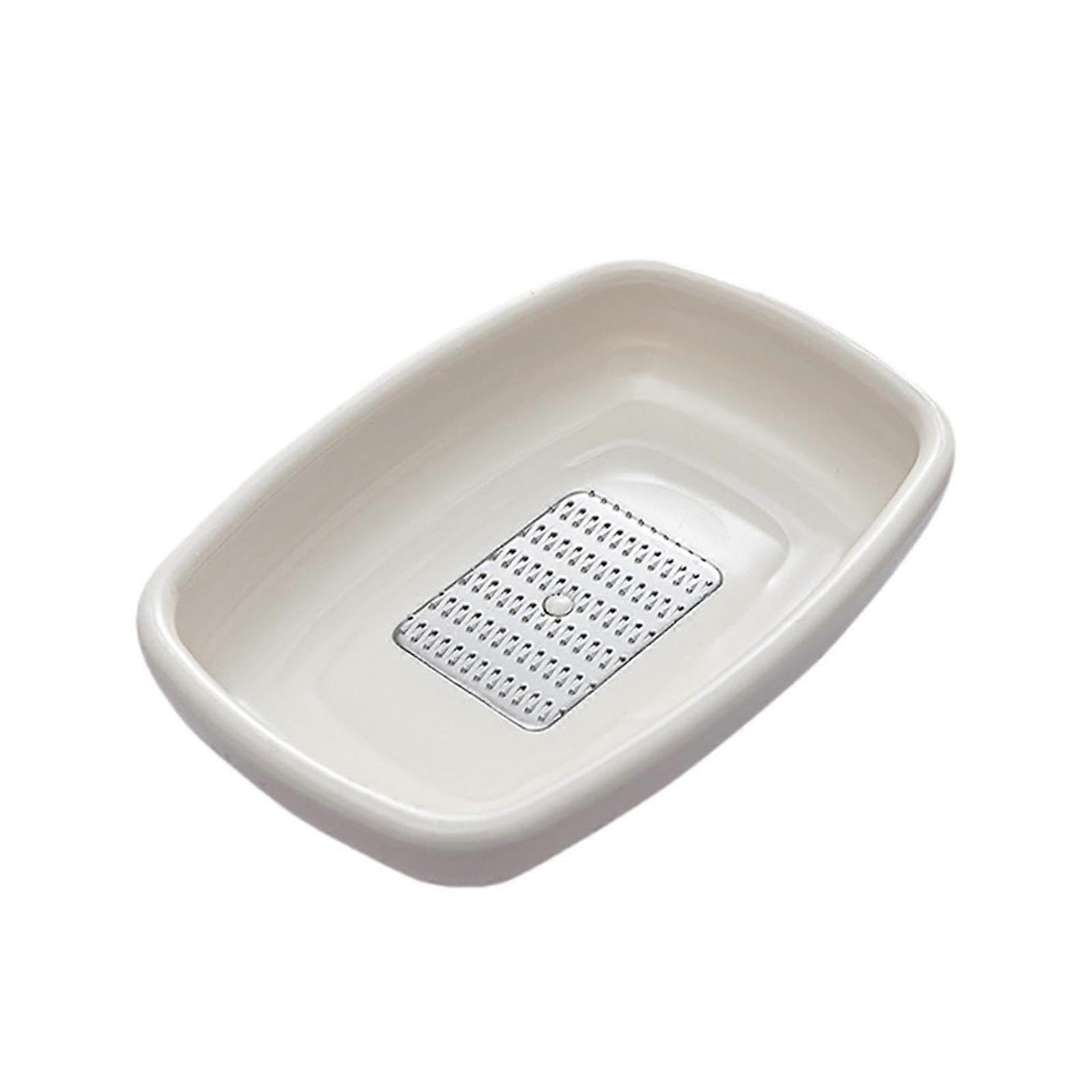 Garlic Ginger Grater Plate Stainless Steel Easy Clean Multifunctional Kitchen Vegetable Tool