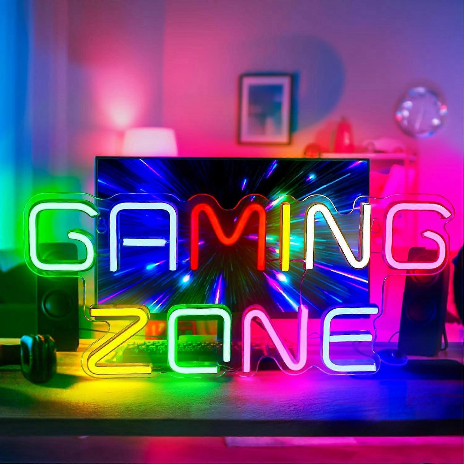 Single game neon light signs, USB powered neon light signs