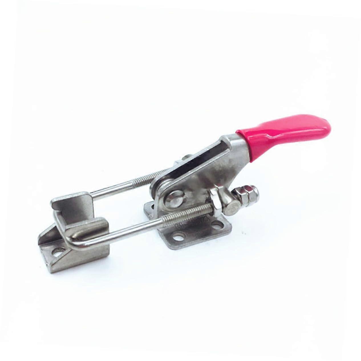 4pcs Stainless Steel Toggle Latch Clamp for Cabinet Door Toolbox Chest Adjustable Catch Lock