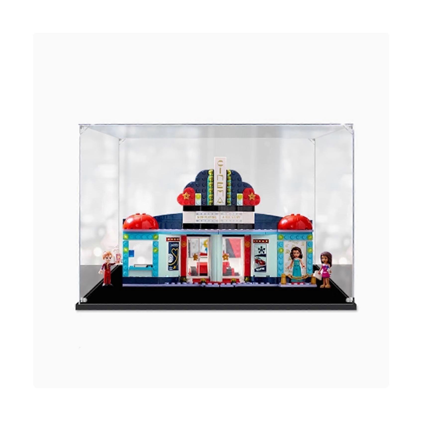 Acrylic Display Case for  41448 Cinema Model, Dustproof Clear Box with Stable Support