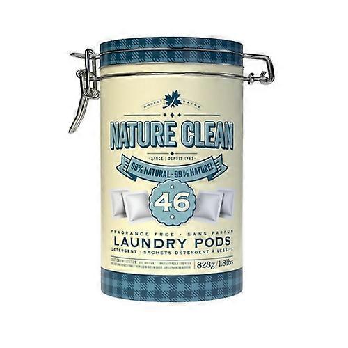 Nature Clean Laundry Detergent Pods Tin, 46 Count