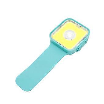 Multifunksjonell LED-klipslampe Oppladbare sikkerhets-LED-lys Løpeutstyr for turgåing, camping, fotturer, jogging Flerfarget