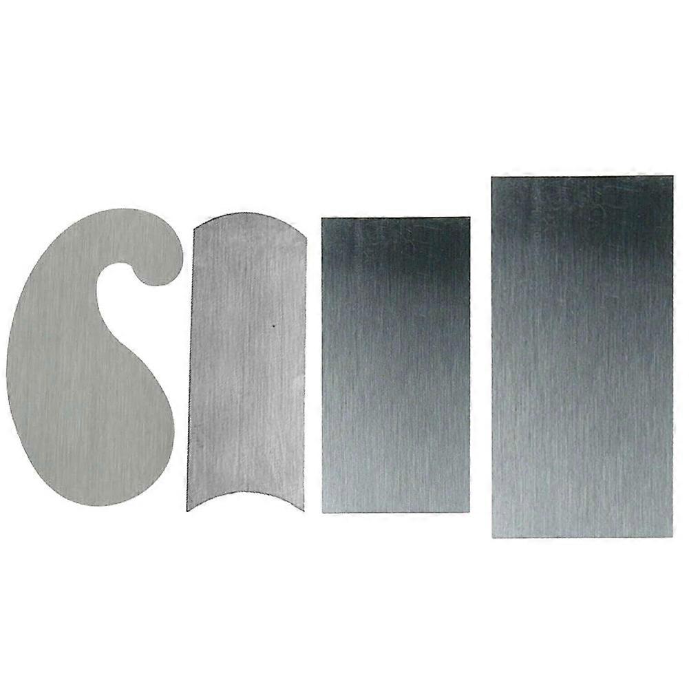 4pcsWoodworking Cabinet Scraper Set - Curved and Straight Scrapers,